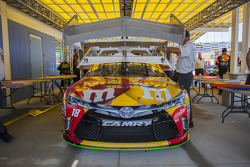 The car of Erik Jones, Joe Gibbs Racing Toyota