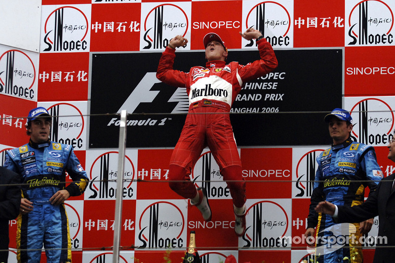 Fernando Alonso, 2º en el GP de China 2006