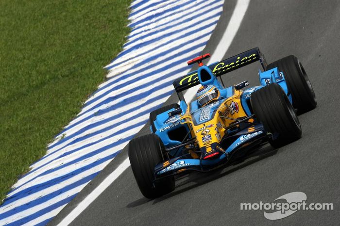 Fernando Alonso, 2º en el GP de Brasil 2006