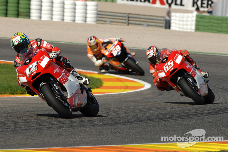 Troy Bayliss y Loris Capirossi