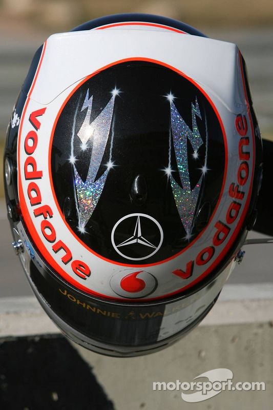 Casco de Fernando Alonso en 2007