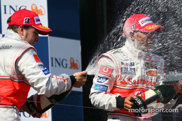 40- Fernando Alonso, 2º en el GP de Australia 2007
