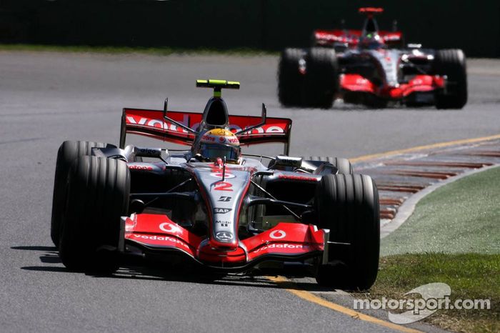 Lewis Hamilton, McLaren Mercedes, Fernando Alonso, McLaren Mercedes