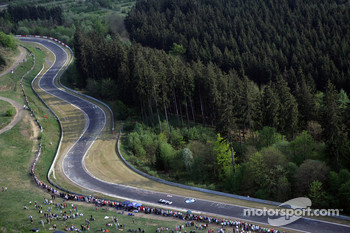 Nick Heidfeld, BMW Sauber F1 Team, drives the Nordschleife Circuit in the BMW Sauber F1