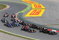 Ромен Грожан, Lotus F1 E23 на старте гонки