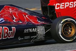 Carlos Sainz Jr., Scuderia Toro Rosso STR10 corriendo el equipo de sensor
