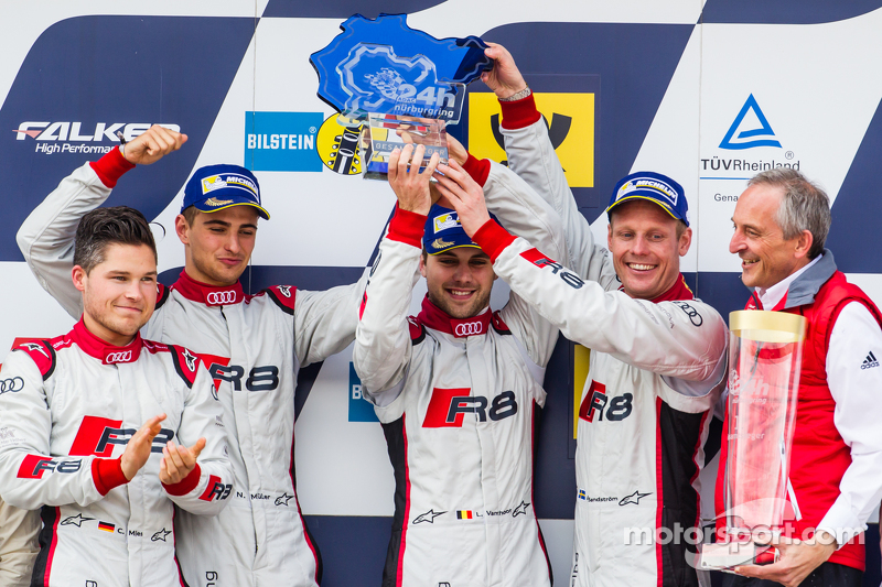 2015: Christopher Mies, Edward Sandström, Nico Müller, Laurens Vanthoor
