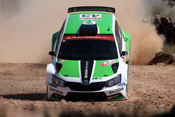 Pontus Tidemand et Emil Axelsson, Skoda Motorsport Skoda Fabia R5