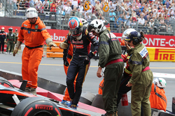 Max Verstappen, Scuderia Toro Rosso s'accroche avec Romain Grosjean, Lotus F1 Team