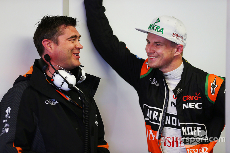 Bradley Joyce, Sahara Force India F1 ingeniero de carrera con Nico Hulkenberg, Sahara Force India F1