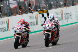 Michael Van der Mark et Sylvain Guintoli, Pata Honda