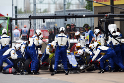Marcus Ericsson, Sauber C34 faz pit stop