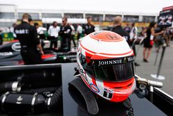 Casco de Jenson Button, McLaren Honda