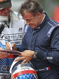 Jean Alesi, bei der Legenden-Parade