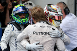 Nico Rosberg, Mercedes AMG F1 Team y Lewis Hamilton, Mercedes AMG F1 Team