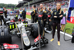 Carmen Jorda, pilote de développement Lotus F1 Team sur la grille