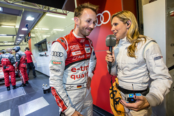 #9 Audi Sport Team Joest Audi R18 e-tron quattro: René Rast intervistato da Liz Halliday