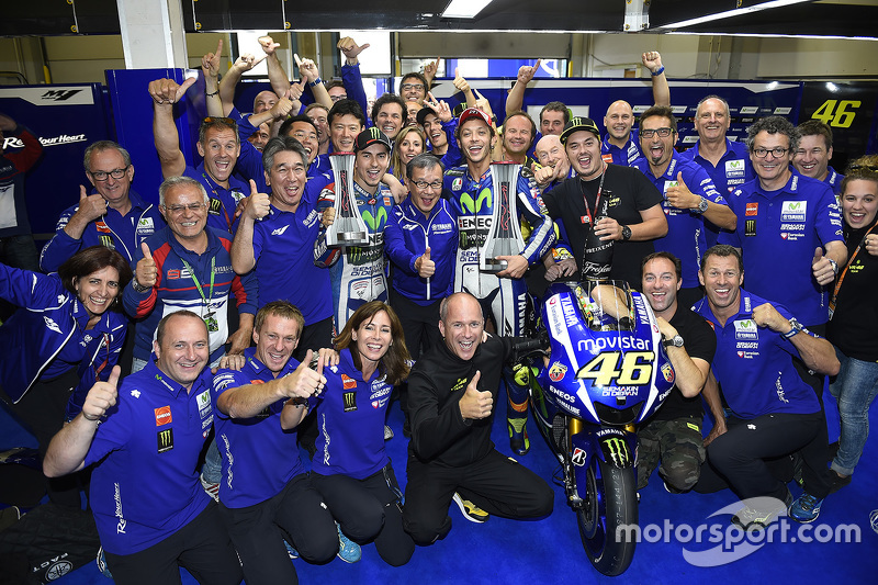 Ganador de la carrera Valentino Rossi, Yamaha Factory Racing