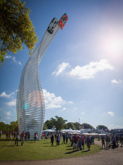The Goodwood display featuring Mazda