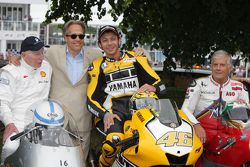 John Surtees, Valentino Rossi and Giacomo Agostini