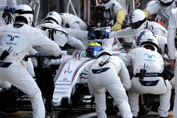 Felipe Massa, Williams F1 Team, en los pits