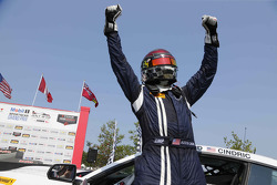 Race winner #158 Multimatic Motorsports Ford Mustang Boss 302R: Jade Buford, Austin Cindric