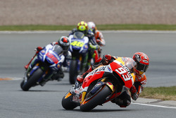 Marc Marquez, Repsol Honda Team, Jorge Lorenzo, Valentino Rossi, Yamaha Factory Racing et Dani Pedrosa, Repsol Honda Team