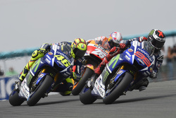 Хорхе Лоренсо и Валентино Росси, Yamaha Factory Racing и Дани Педроса, Repsol Honda Team