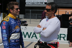 Marco Andretti, Andretti Autosport and Juan Pablo Montoya, Team Penske