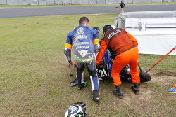 #21 Yamaha: Pol Espargaro coinvolto in un incidente