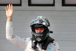 Segundo clasificado Nico Rosberg, Mercedes AMG F1 Team