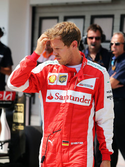 Sebastian Vettel, Ferrari en parc ferme