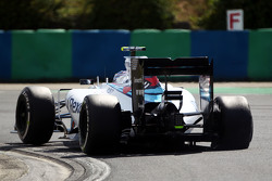 Valtteri Bottas, Williams FW37 avec une crevaison
