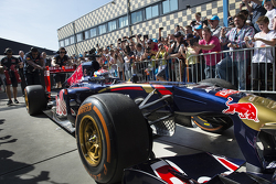 Max Verstappen performs at Red Bull Showrun: Assen