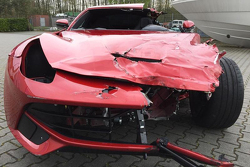 Ferrari F12 Berlinetta détruite