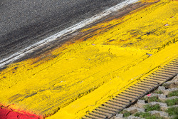 La acera en Eau Rouge