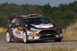 Robert Kubica et Maciek Szczepaniak, Ford Fiesta WRC