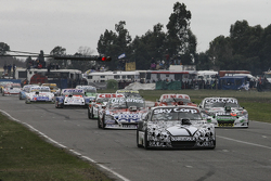Laureano Campanera, Donto Racing Chevrolet y Gaston Mazzacane, Coiro Dole Racing Chevrolet con Camil