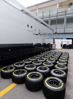 Pirelli tyres for the McLaren team