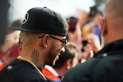 Lewis Hamilton, Mercedes AMG F1 com nova cor de cabelo