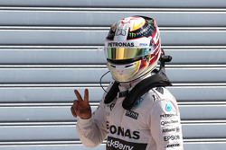 Poleman Lewis Hamilton, Mercedes AMG F1 Team