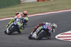 Jorge Lorenzo, Valentino Rossi, Yamaha Factory Racing e Marc Marquez, Repsol Honda Team