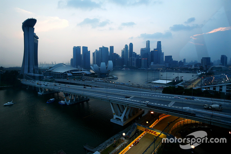 Ambiente circuito de Singapur