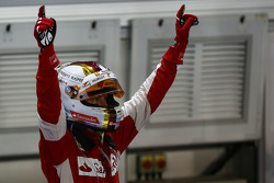 Vencedor Sebastian Vettel, Ferrari