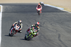 Jonathan Rea, Kawasaki et Leon Haslam, Aprilia Racing Team