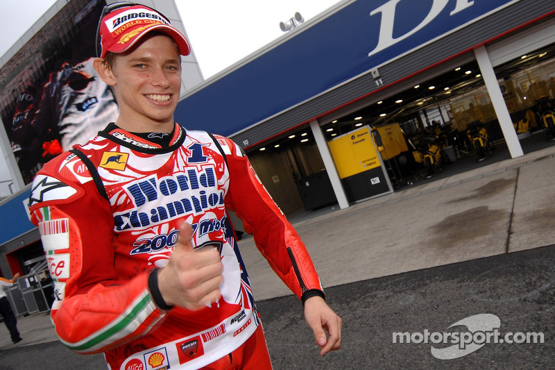 Святкування чемпіона MotoGP 2007 Кейсі Стоунера