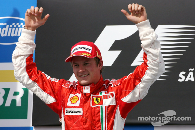 Kimi Raikkonen, ganador de 2007. 