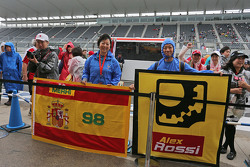 Roberto Merhi, Manor Marussia F1 Team y Alexander Rossi, los aficionados del equipo Marussia Manor F