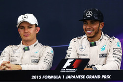 Lewis Hamilton, Mercedes AMG F1 Team y Nico Rosberg, Mercedes AMG F1 Team