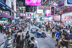 Formel-E-Auto in Hongkong